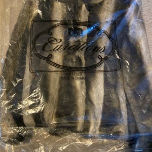 Curations faux fur jacket with hood